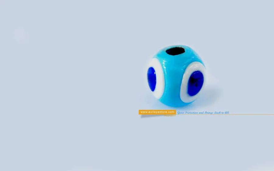 Evil Eye Cube Bead