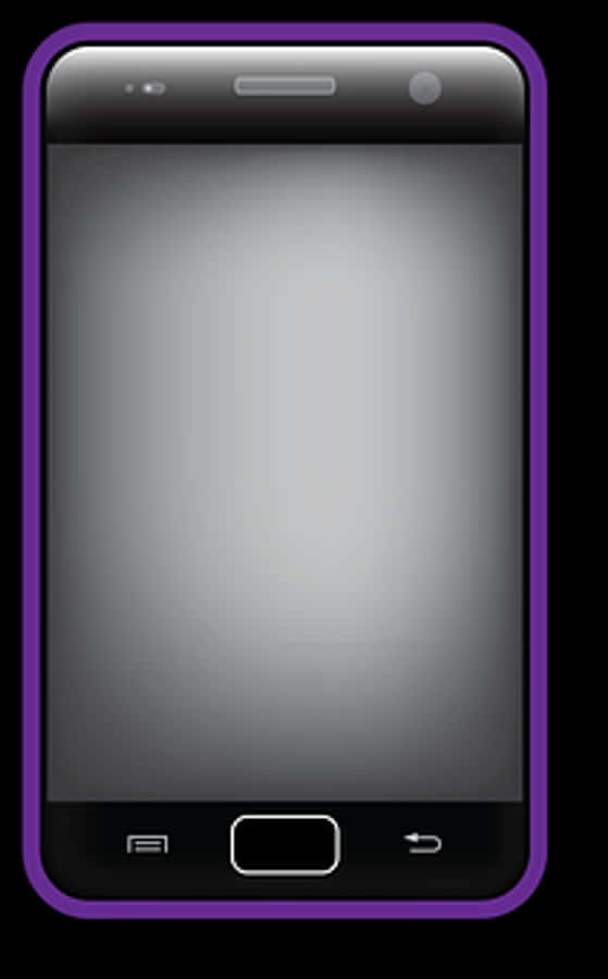 Purple Edged Smartphone Graphic