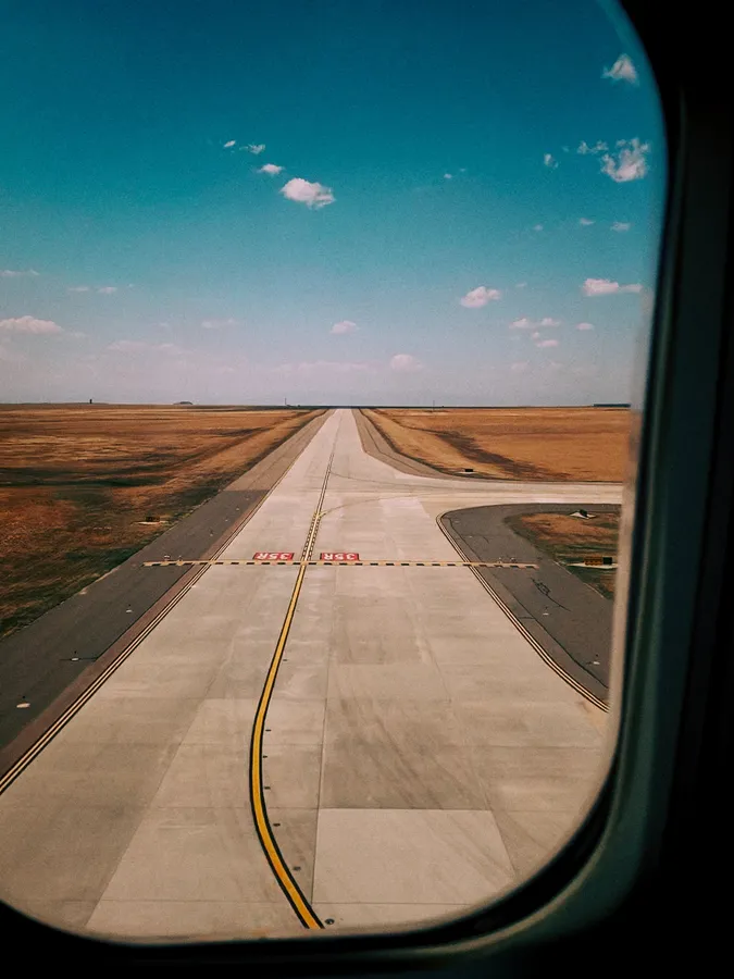 Runway View From Window wallpaper