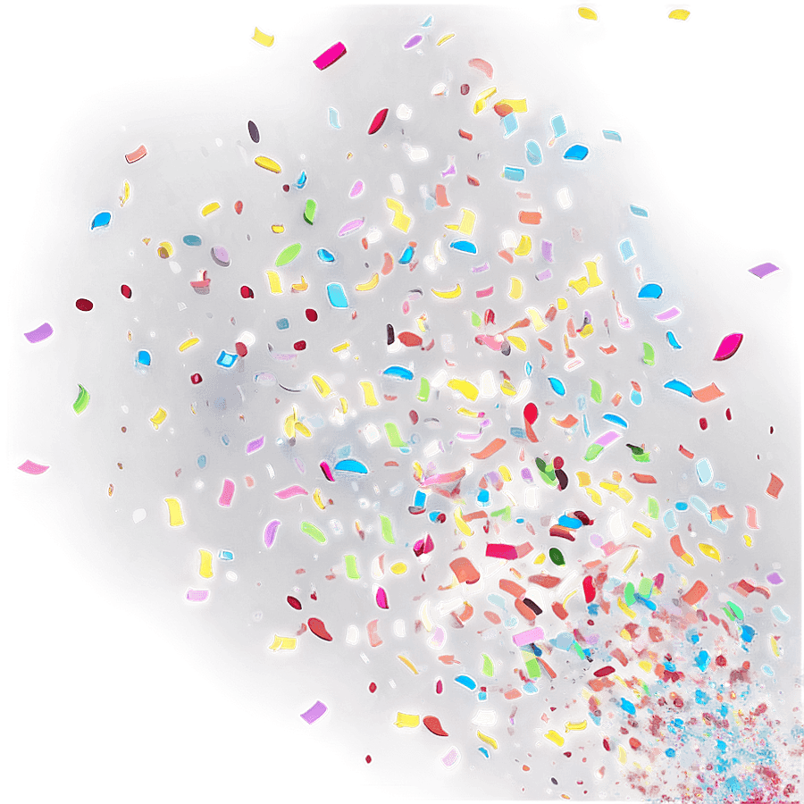 Joyful Colorful Confetti PNG 72