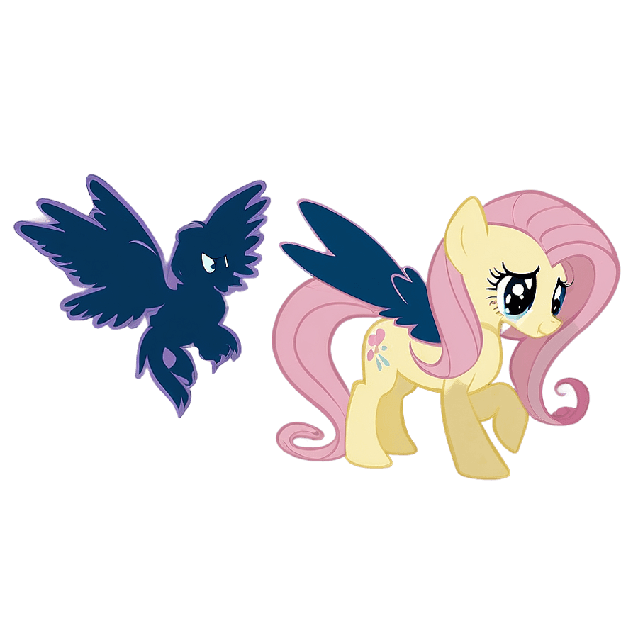 Fluttershy Silhouette PNG nuy
