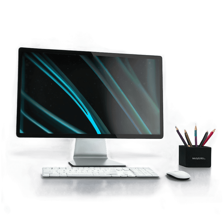 Customizable Computer Mockup PNG 59