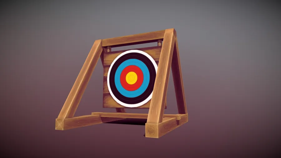 Wooden Target Board wallpaper