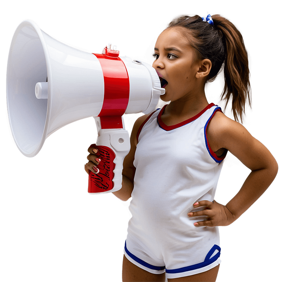 Cheer Squad Megaphone PNG 05262024