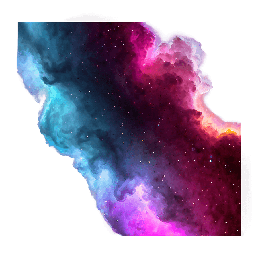 Vibrant Nebula Sky PNG 06202024