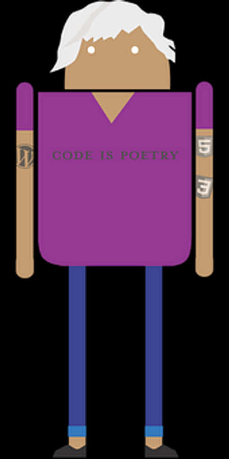 Code Is Poetry_ Animated Character