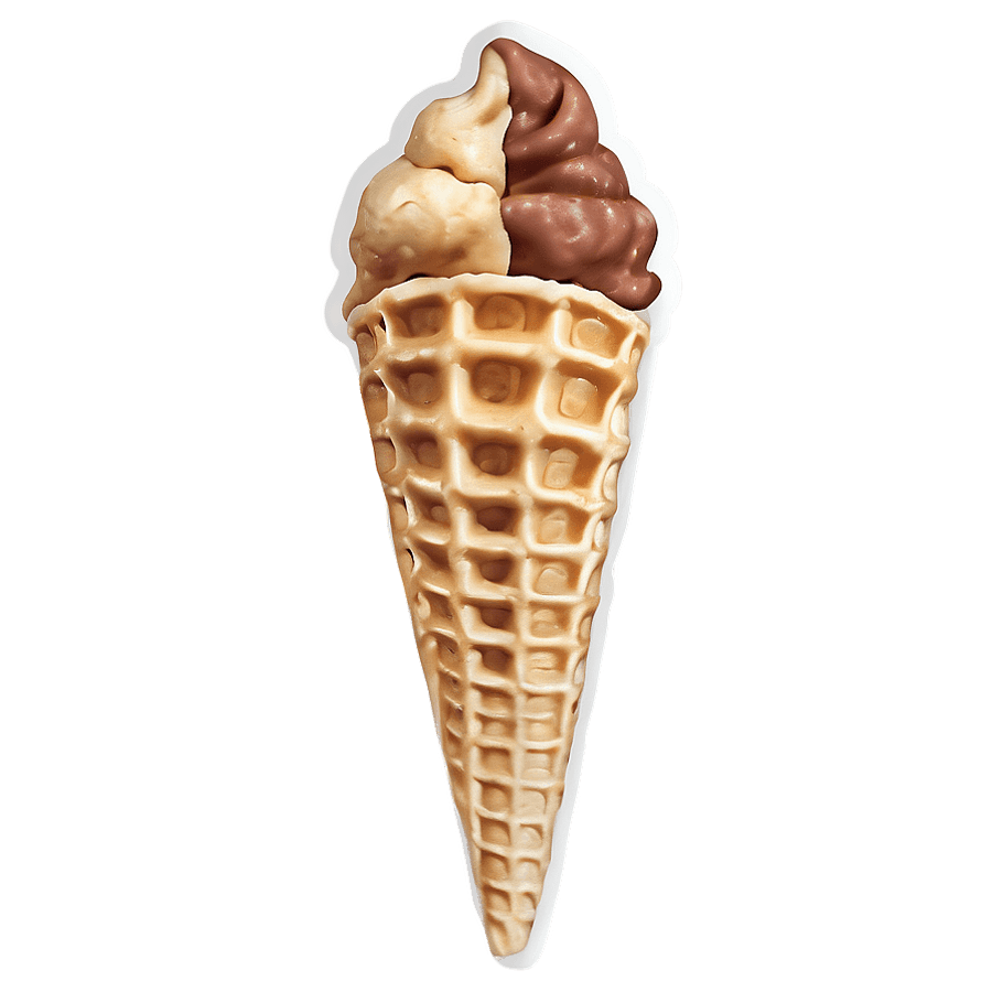 Nutty Waffle Cone PNG 46