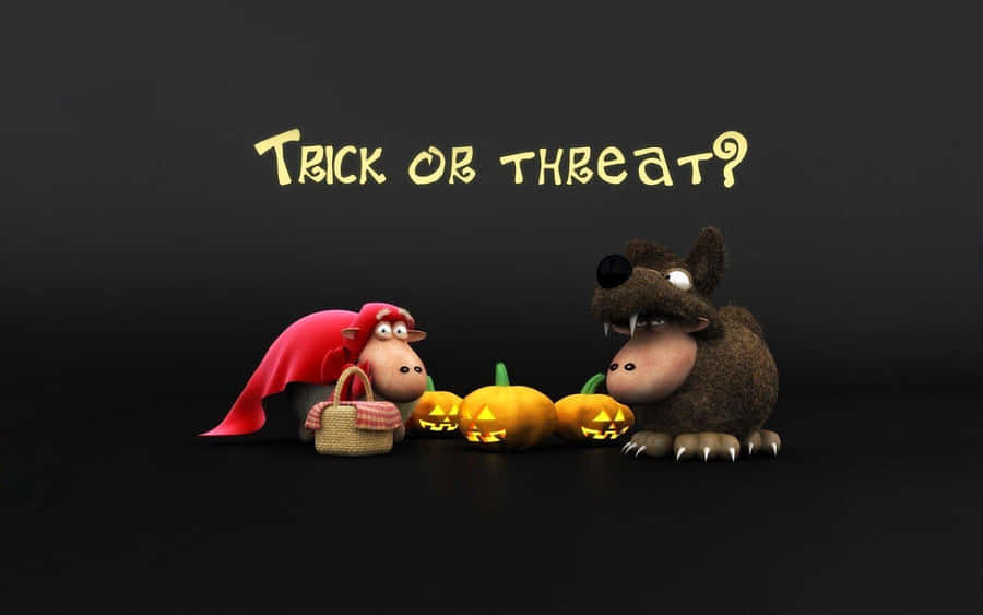Trickor-treaters 1600 x 1000 tapet