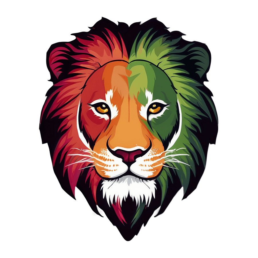 Minimalist Lion Face Logo PNG 05252024