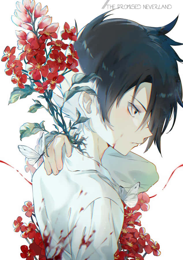 ThePromised Neverland Ray 1039 x 1476 tapet