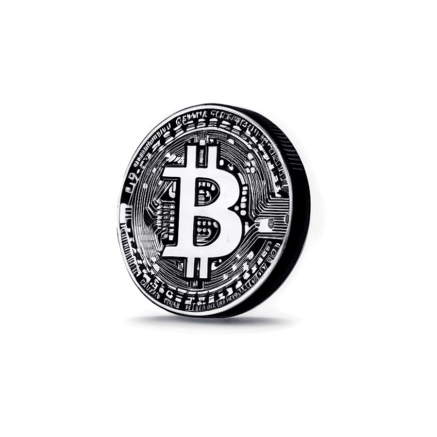 Hand-Drawn Crypto Coin PNG 36