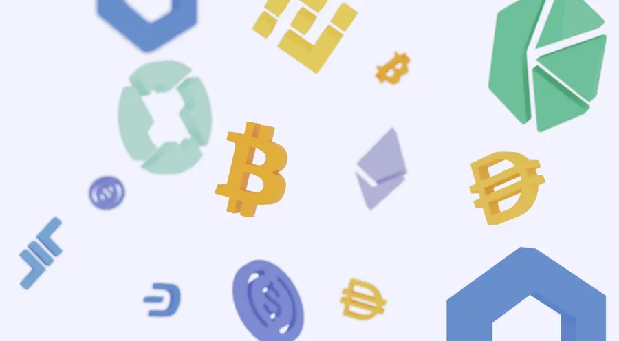 Cryptocurrency background
