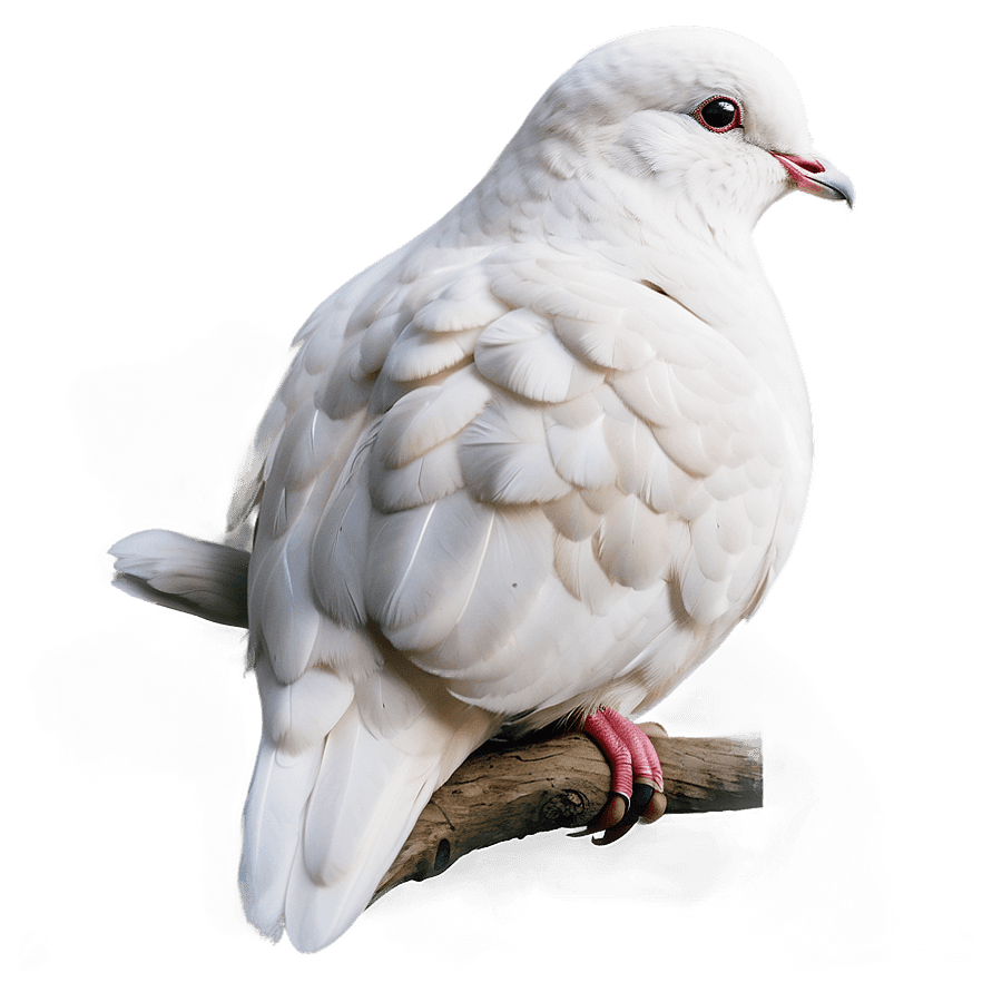 Peaceful White Dove PNG epd