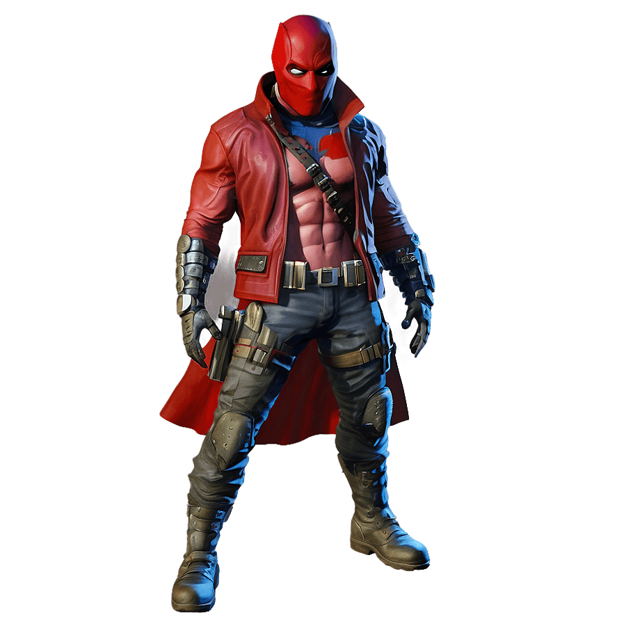Red Hood Character PNG 06112024