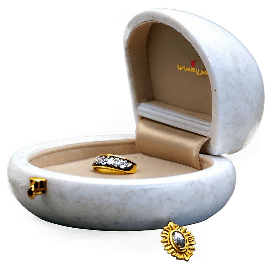 White Jewelry Box PNG hdj22