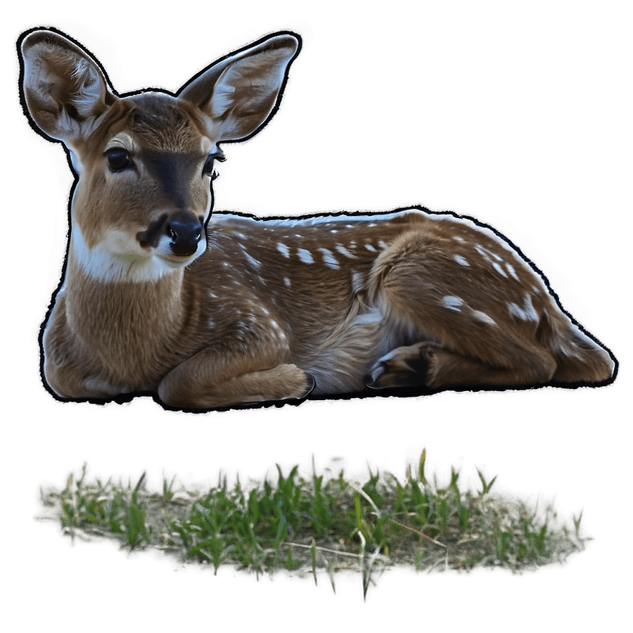 Doe in Peaceful Nature PNG pbe