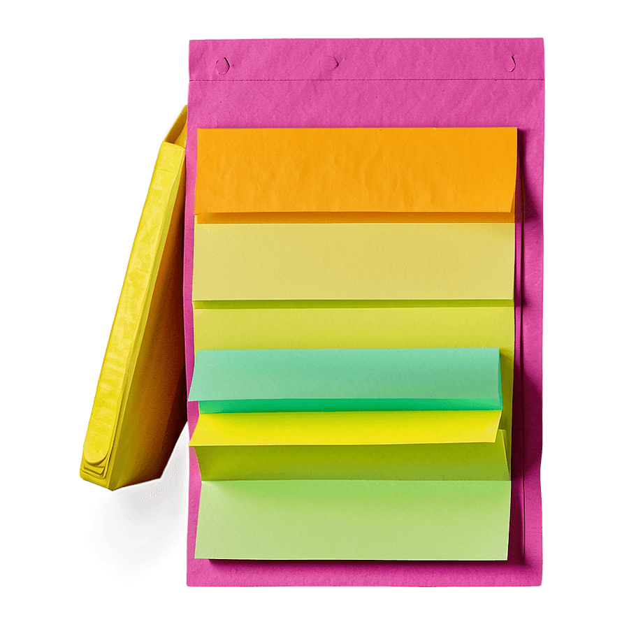Sticky Note Notepad PNG 05252024