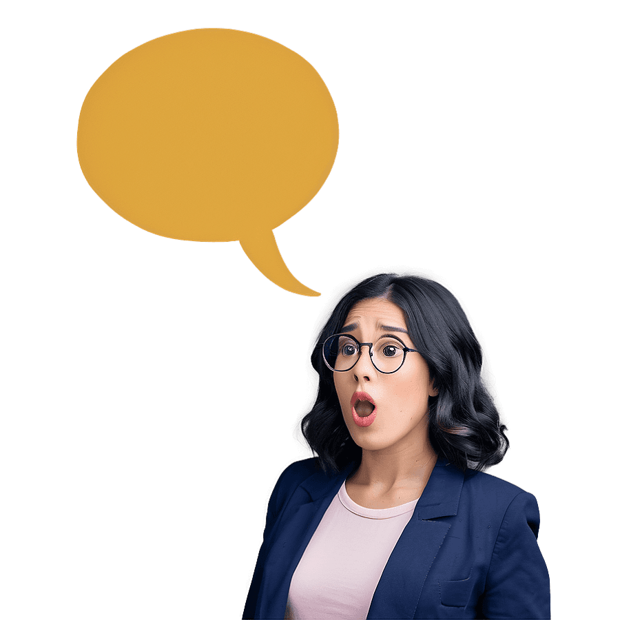 Shocked Speech Bubble PNG jni36