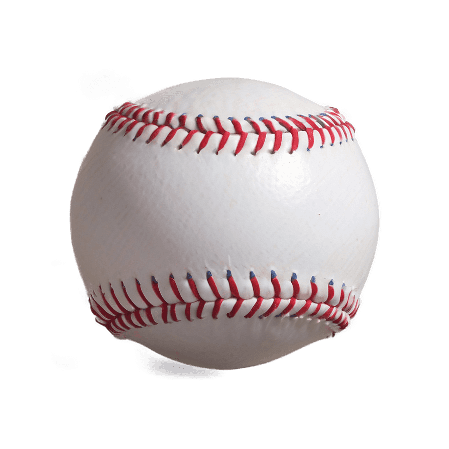 Detailed White Baseball Seams PNG 06282024