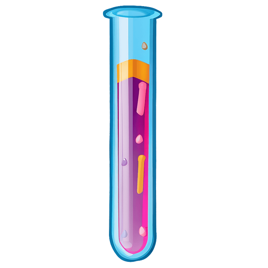 Cartoon Test Tube PNG pqr43