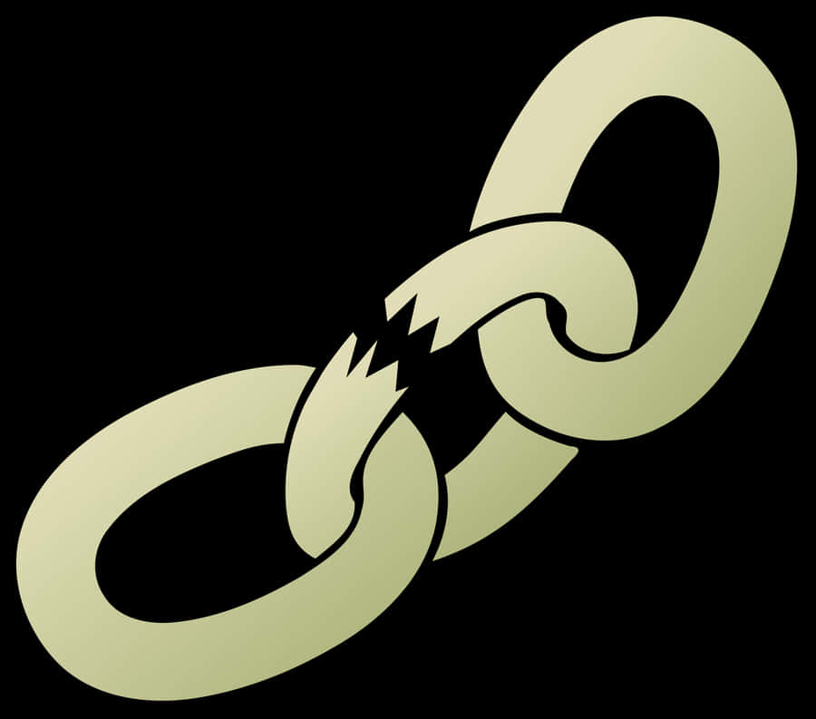 Broken Chain Clip Arts - Chain Clipart Black And White, HD Png Download