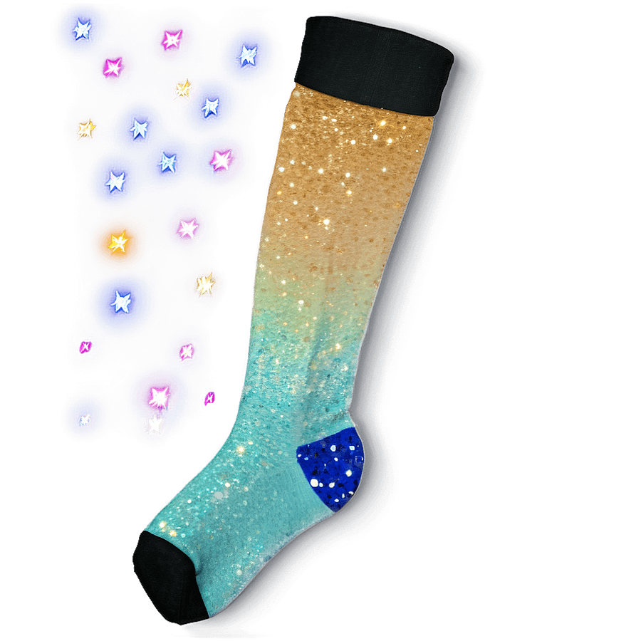 Glitter Sparkle Socks PNG 05252024