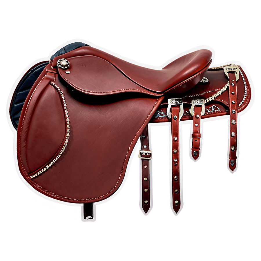 Red Saddle PNG 90
