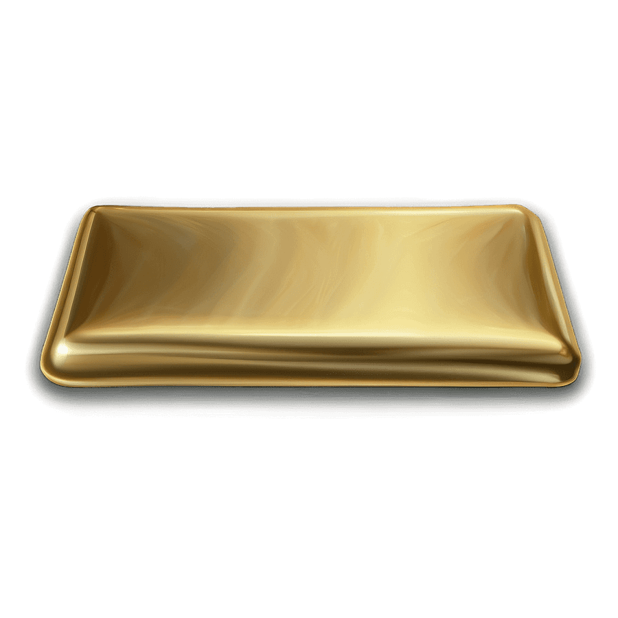 Gold Rectangle Seal PNG 06272024