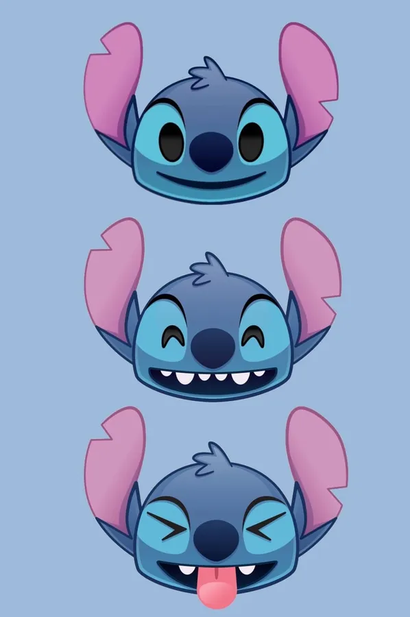 Cute Stitch Faces wallpaper