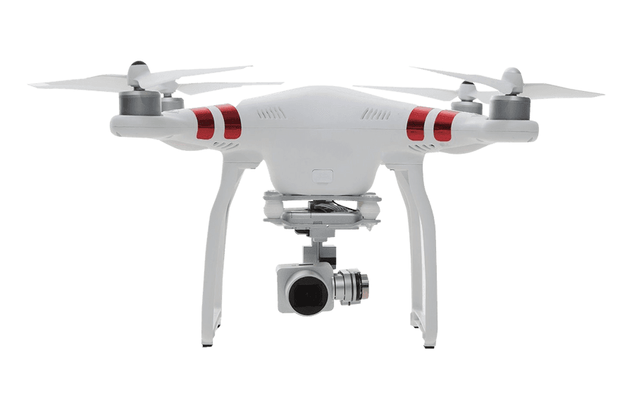 White Quadcopter Dronewith Camera
