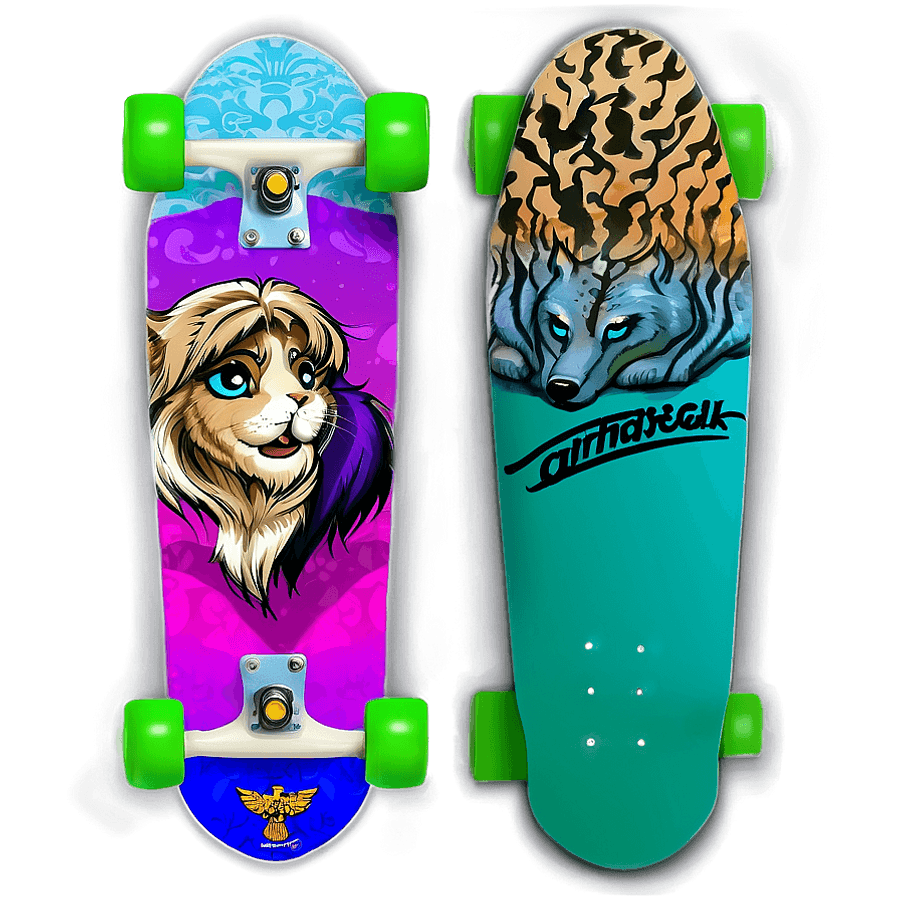 Skateboard Deck Design PNG cri11
