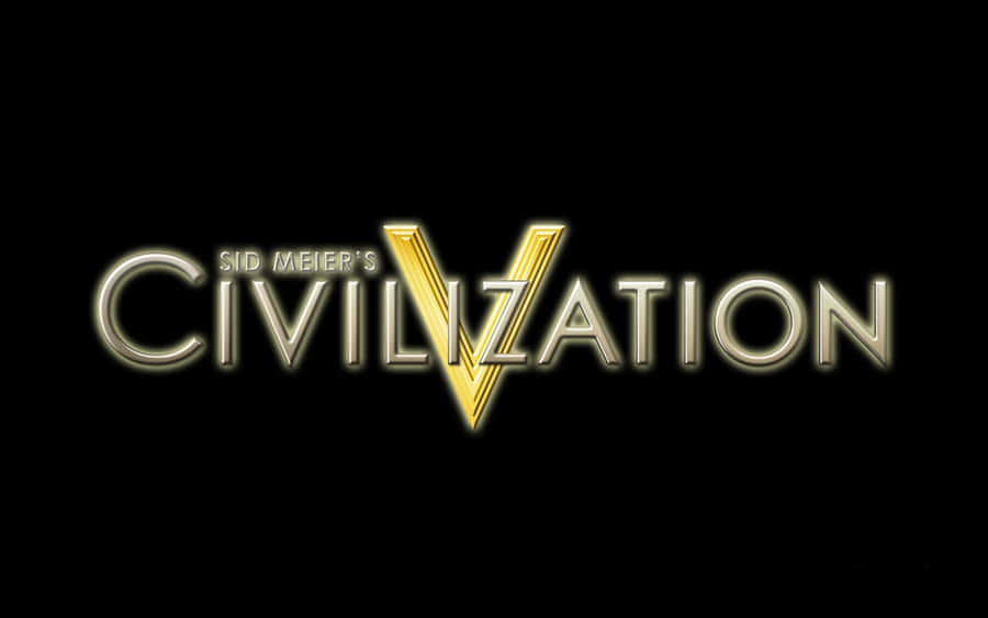 Logoet officielt i 4k Civilization V baggrund