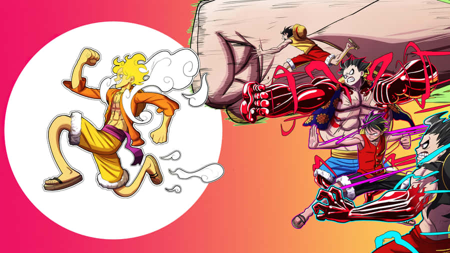 Luffy Gear5 Vs Kaido Battaglia 4K