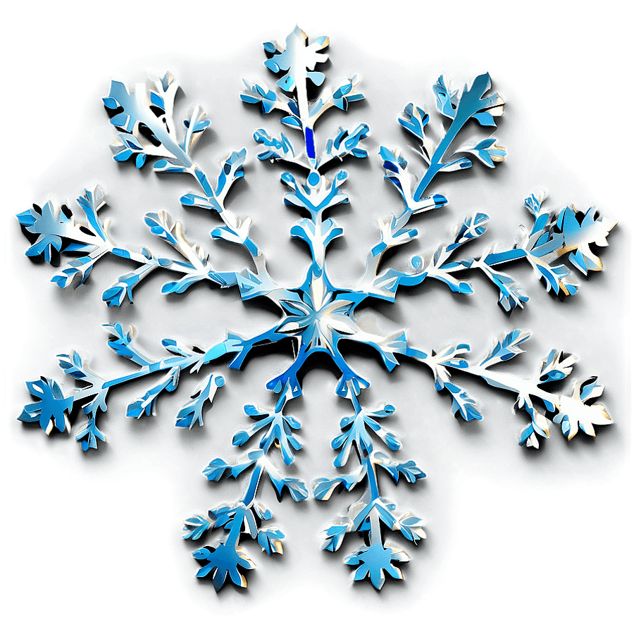 Snow Flakes Assembly PNG 45