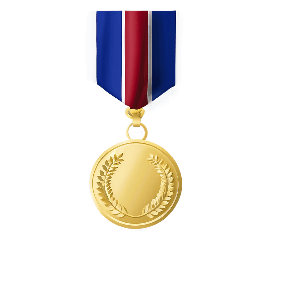 Gold Medal Badge PNG jnr