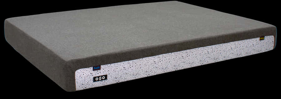 Memory Foam Mattress Isolated