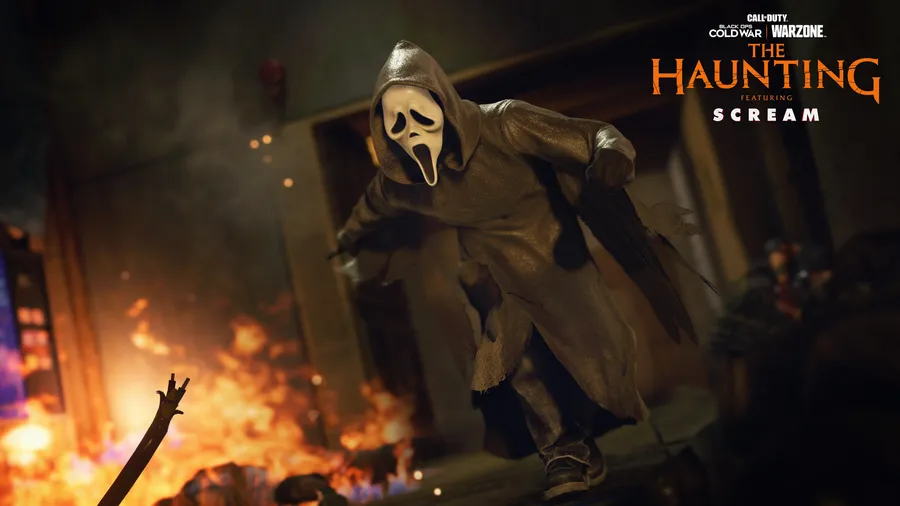 Scream iconic Ghostface mask wallpaper
