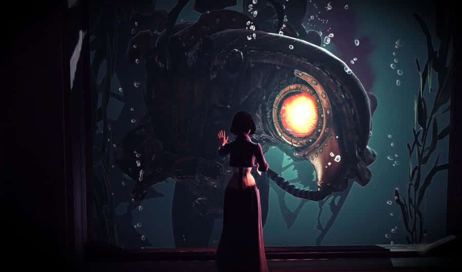 2440x1440Elizabeth mit Songbird BioShock Infinite Hintergrund