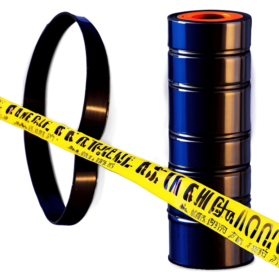 Crime Scene Preservation Tape PNG chl45