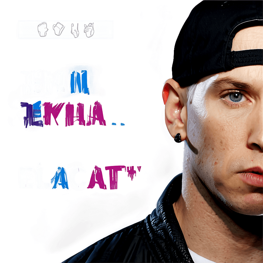Eminem Lyrics Background PNG 13
