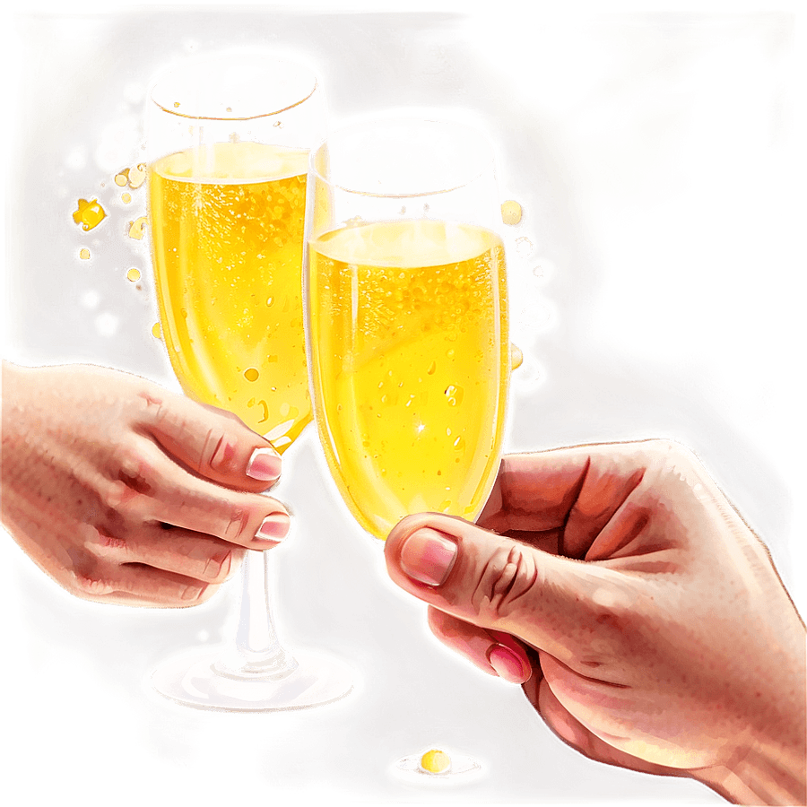 Mimosa Toast Celebration PNG 06112024