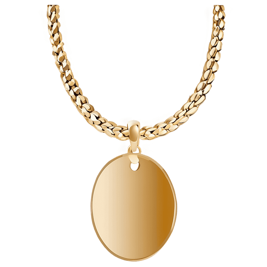 Gold Necklace PNG iww30