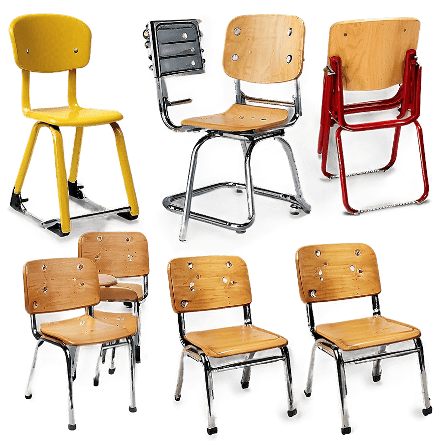 School Chair Bundle PNG 06212024