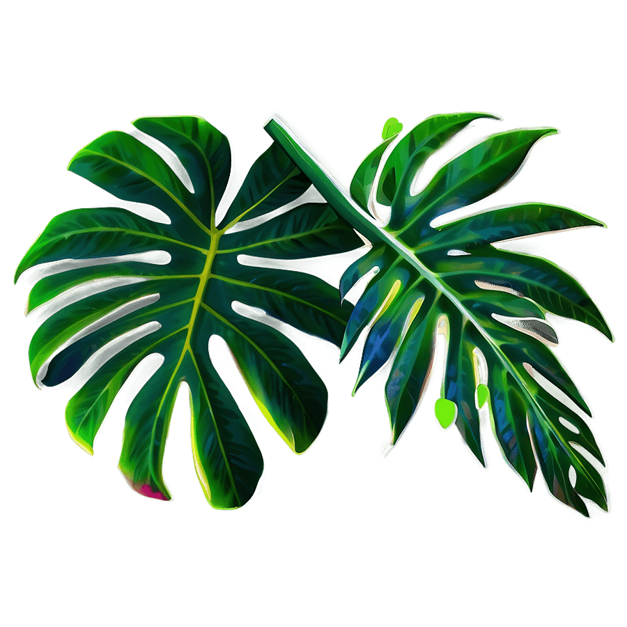 Tropical Leaves Icon PNG uin
