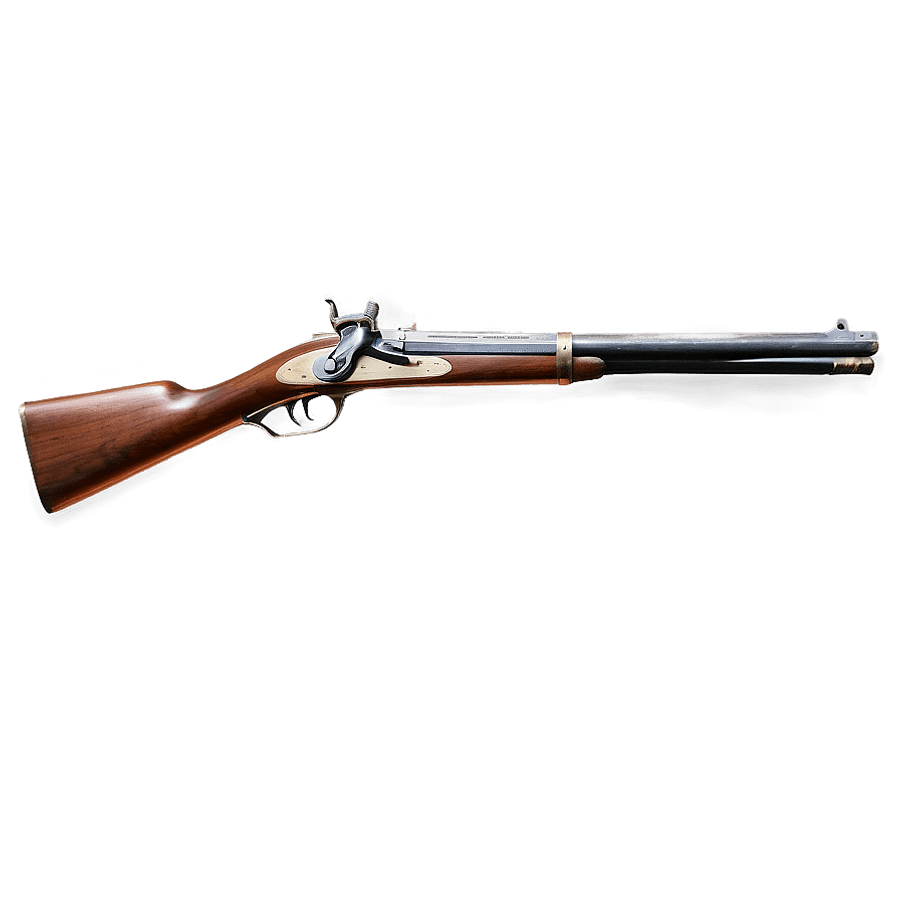 Black and White Musket PNG 85