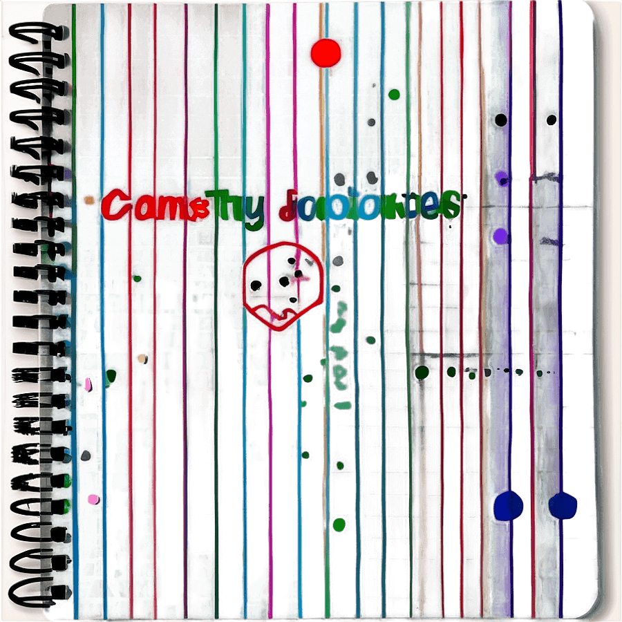 Lined and Unlined Composition Notebook PNG orq
