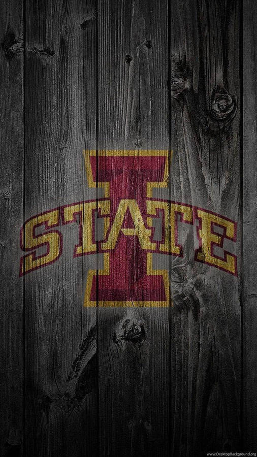 IowaState University Cyclones auf Holz
