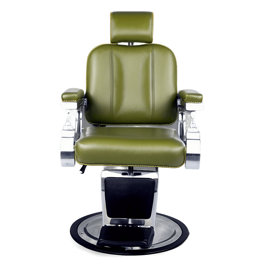 Heavy-Duty Hydraulic Barber Chair PNG 06282024