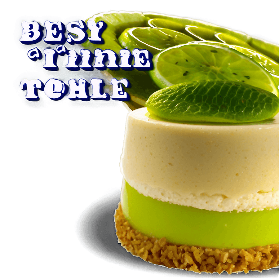 Zesty Lime Cheesecake PNG ngj