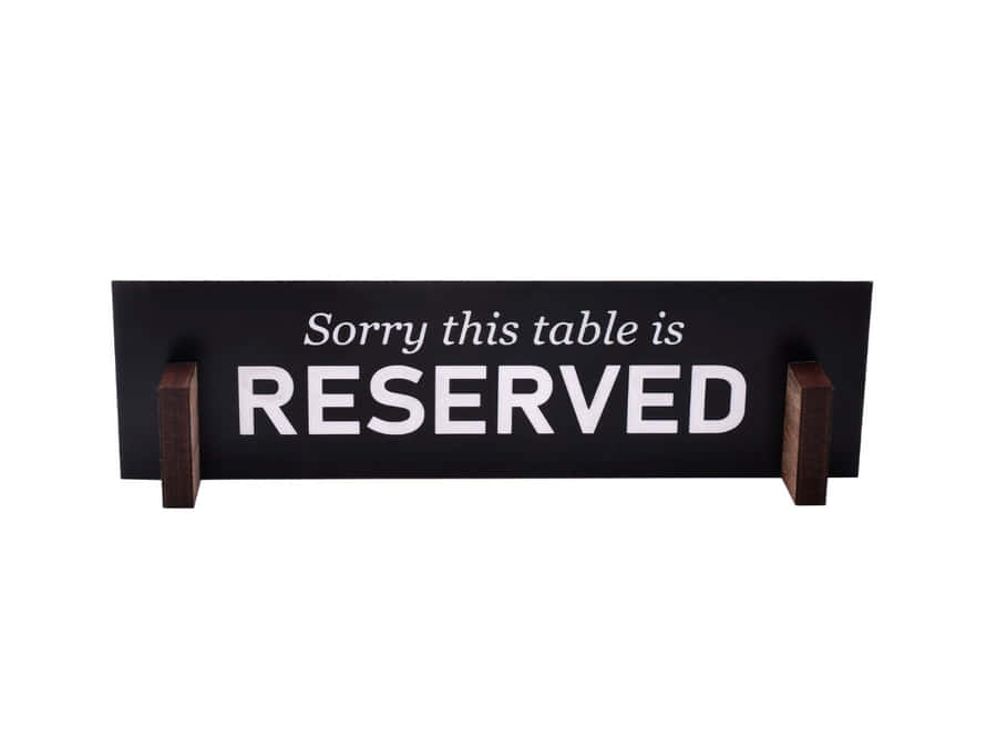 Placade Reserva de Mesa em Madeira